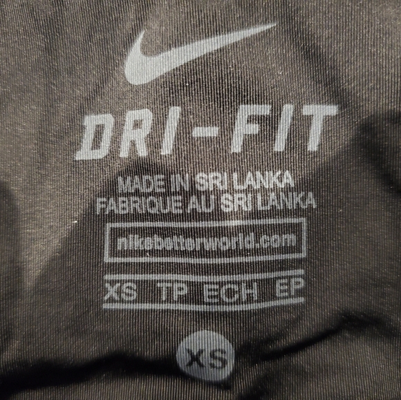 Extra Small Nike Black Dry-Fit Running Shorts - Picture 3 of 3